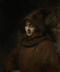 Rembrandts Sohn Titus in einer Mönchskutte